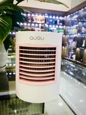 Quạt Điều Hòa Mini Hơi Nước Mini QuQu Màu Hồng