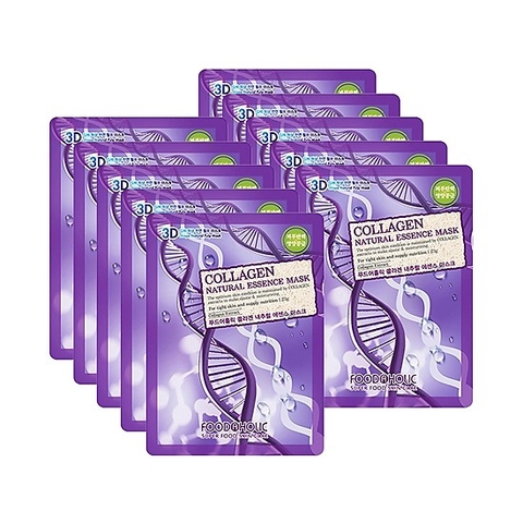 Mặt Nạ 3D Collagen Natural Essence Mask Foodaholic