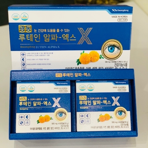 Bổ mắt mẫu mới KWANG DONG Lutein Alpha - X