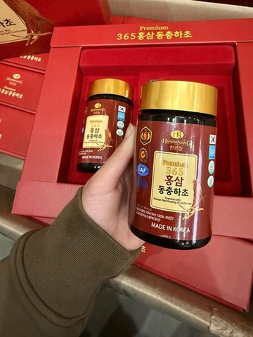 Cao Hồng Sâm Đông Trùng Hạ Thảo 365- Hộp 2 lọ x 250g
