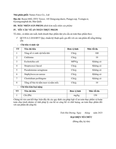 Nước Bổ Gan Giải Rượu Sâm Núi - Đông Trùng Hạ Thảo K-BEST (70ml*30 gói)