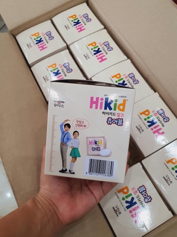 SỮA HIKID DẠNG KẸO HỘP 60 VIÊN