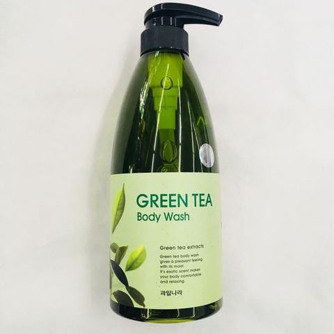 Sữa tắm trà xanh chống lão hóa Welcos Green Tea Body Cleanser Hàn Quốc 740ml