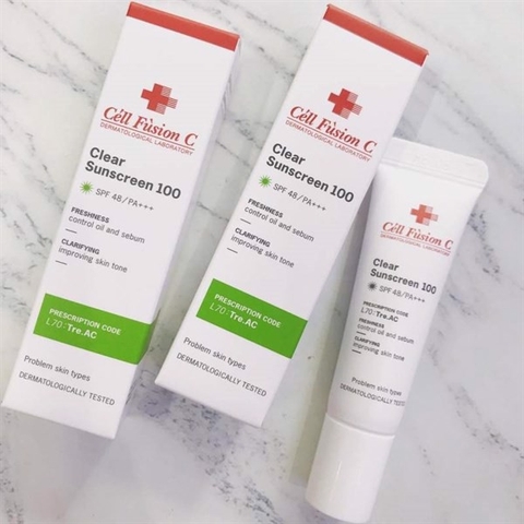 Kem Chống Nắng CELL FUSION C Clear Sunscreen cho da mụn Mini