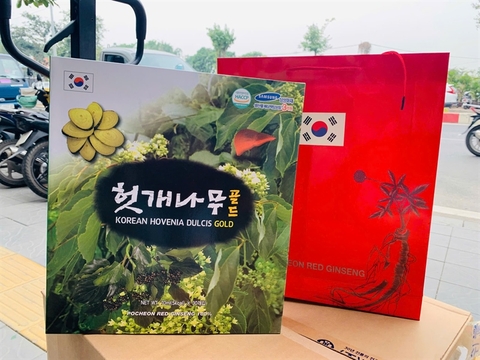 Nước bổ gan, giải rượu POCHEON Hàn Quốc hộp 30 gói * 70ml (Hovenia Dulcis Gold)