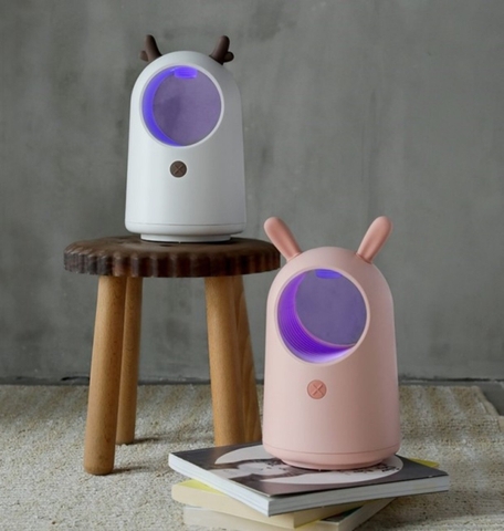 Đèn Bắt Muỗi Thông Minh Bằng Tia UV Moody Buzz (con thỏ hồng)