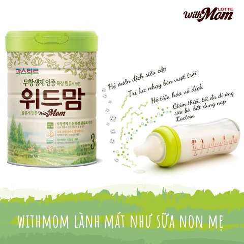 Sữa With Mom Số 3 Hộp 750g (Từ 12-36 tháng)