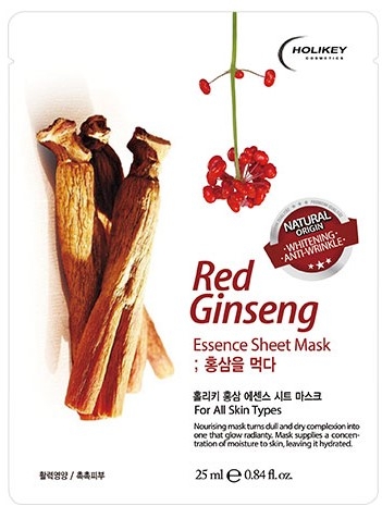 Mặt Nạ Nhân Sâm Đỏ Holikey Red Ginseng Essence Sheet Mask