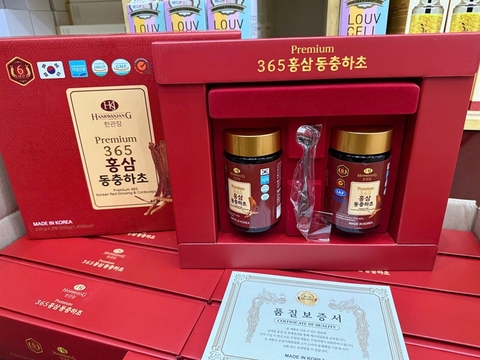 Cao Hồng Sâm Đông Trùng Hạ Thảo 365- Hộp 2 lọ x 250g