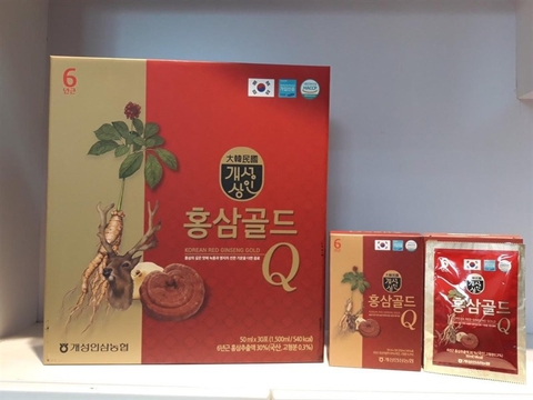Nước hồng sâm nhung hươu linh chi Gold Q