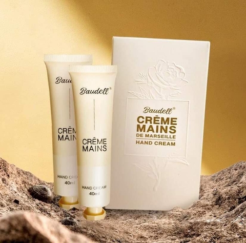 Set Kem Dưỡng Da Tay Baudell Hand Cream Creme Mains (40ml x 2 tuýp)