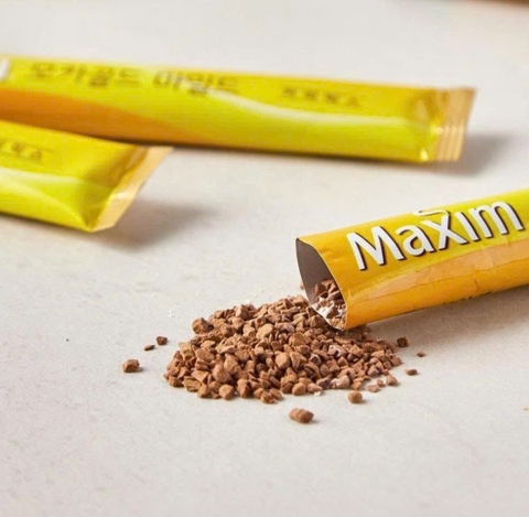 Cà Phê Hoà Tan Maxim Gold Mild (hộp 12g* 100 gói)