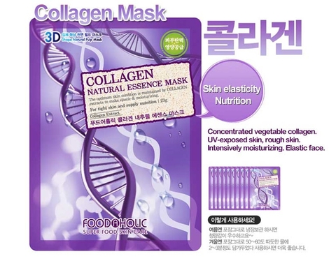 Mặt Nạ 3D Collagen Natural Essence Mask Foodaholic