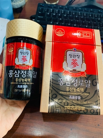Cao Hồng Sâm KGC Royal Nội Địa Chính Phủ Hàn Quốc 100% Nguyên Chất (240gr)
