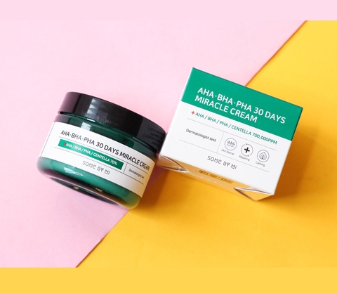 Kem Dưỡng Da Trị Mụn Some By Mi AHA-BHA-PHA 30 Days Miracle Cream