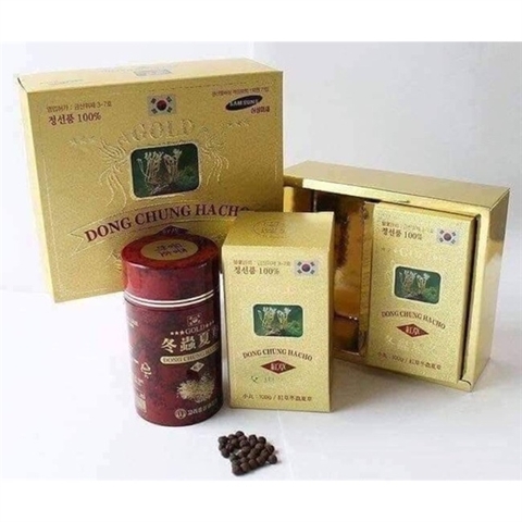 Viên Đông Trùng Hạ Thảo Hàn Quốc hộp 2 lọ đỏ