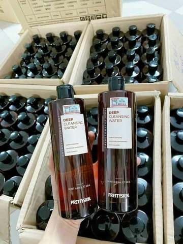 Nước Tẩy Trang PrettySkin Galactomyces Dưỡng Trắng Màu Nâu 500ml