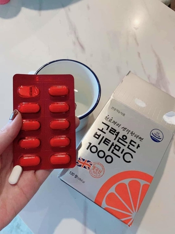 Viên Uống Vitamin C 1000mg Korea Eundan Hàn Quốc Hỗ Trợ Trắng Da (120 Viên)