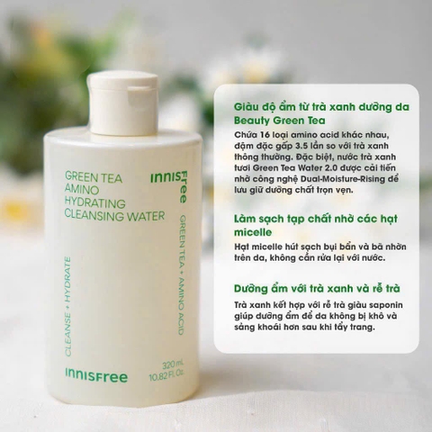 Nước Tẩy Trang Innisfree Green Tea Cleansing Water 300ml