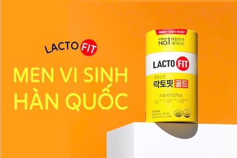 Men Tiêu Hóa LACTO-FIT GOLD 50 GÓI – Sản Phẩm Lợi Khuẩn Số 1 Tại Hàn Quốc