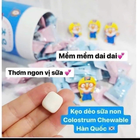 Kẹo Sữa Non Vi Sinh Sữa Bò Hàn Quốc – Hộp 60 viên