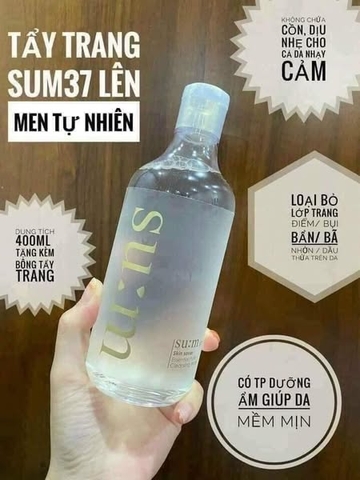 SET TẨY TRANG SU:M37 400ml + TẶNG SRM 100ml