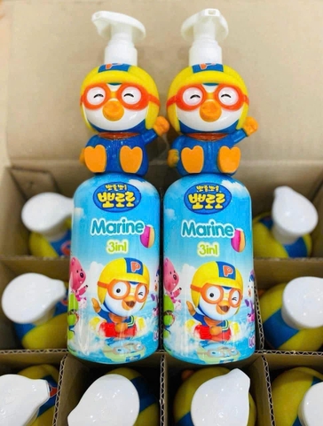 Sữa Tắm Gội Xả 3in1 Pororo Hàn Quốc (400ml)