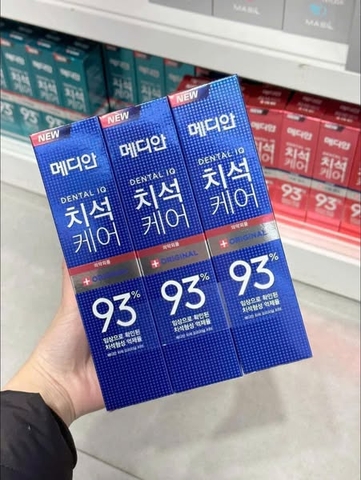 Kem Đánh Răng MEDIAN Dental IQ 93% Màu Xanh Dương