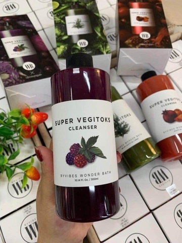 Sữa Rửa Mặt Rau Củ SUPER VEGITOKS CLEANSER PURPLE (Màu Tím)
