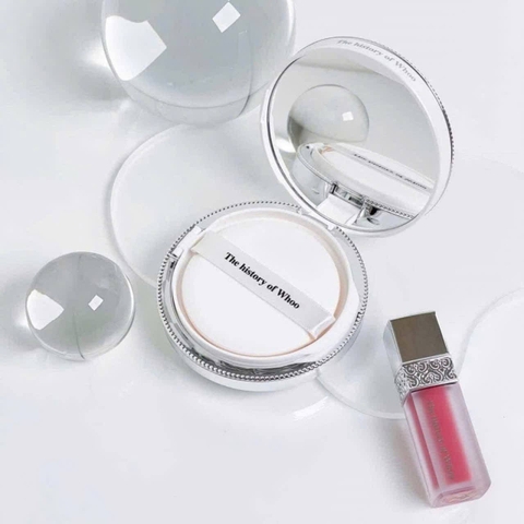 SET PHẤN NƯỚC WHOO TRẮNG TẶNG KÈM SON + 2 LÕI