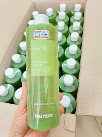 Nước Tẩy Trang PRETTYSKIN Rau Má Jeju Cica- 500ml