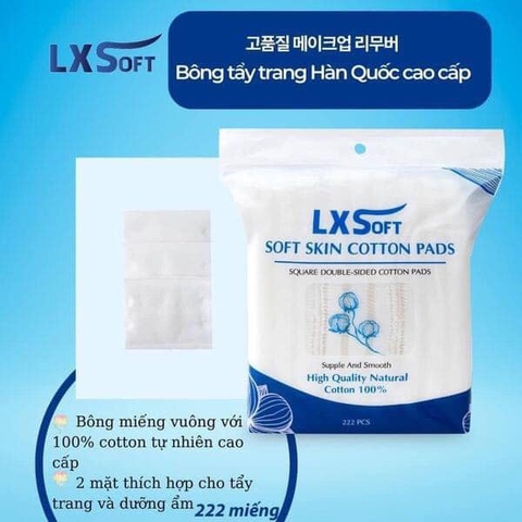 Bông Tẩy Trang LXSoft Soft Skin Cotton Pads
