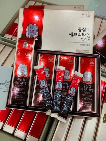 Nước Sâm KGC Jung Kwan Jang EveryTime Balance 20 gói x 10ml