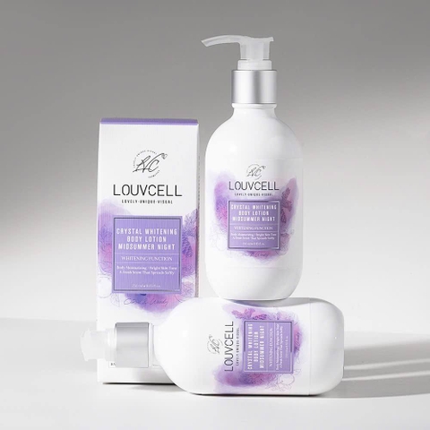 Kem Dưỡng Trắng Da Nâng Tông Louvcell Crystal Whitening Body Lotion 250ml
