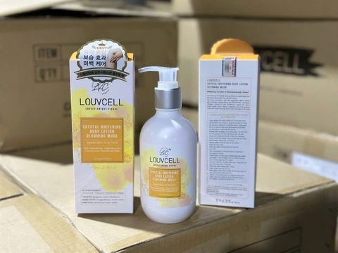 Kem Dưỡng Trắng Da Nâng Tông Louvcell Crystal Whitening Body Lotion 250ml