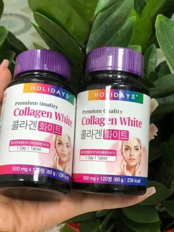 Viên Uống Trắng Da Collagen White Hàn Quốc 120 viên