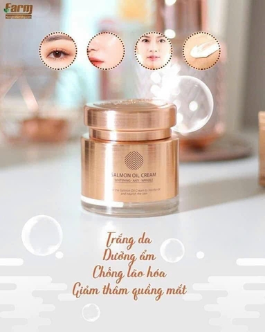 Kem dưỡng dầu cá hồi Cre8skin 80g Hàn Quốc