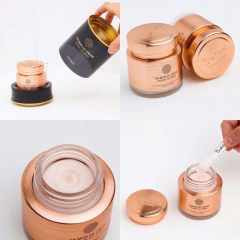 Kem dưỡng dầu cá hồi Cre8skin 80g Hàn Quốc