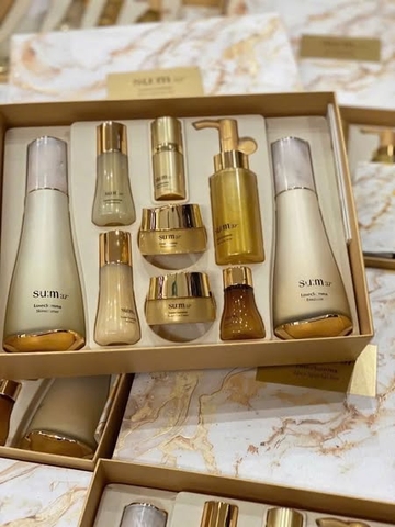 SET DƯỠNG SU:M37 VÀNG 9 MÓN MẪU MỚI – TÁI SINH DA, CHỐNG LÃO HÓA