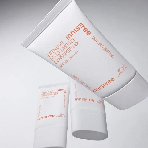 (Mẫu mới) Kem Chống Nắng Lâu Trôi Innisfree Intensive Long-Lasting Sunscreen Ex SPF50+ PA++++ 60ml