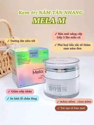 Kem Nám Mela M Whitening Magic Cream Hàn Quốc 50g