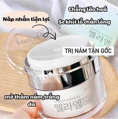 Kem Nám Mela M Whitening Magic Cream Hàn Quốc 50g