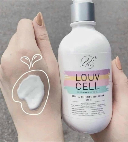 Kem Dưỡng Trắng Da Body Louv Cell 250ml