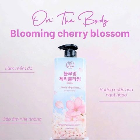 Sữa Tắm On The Body Blooming Cherry Blossom 900g