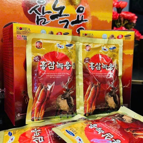 Nước Hồng Sâm Nhung Hươu GyeongBuk – 70ml x 30 gói