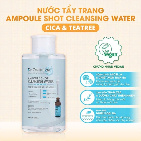Nước Tẩy Trang Dr.Ogiderm 500ml