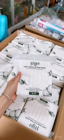 Bông Tẩy Trang MIJU – Chăm Sóc Da Dịu Nhẹ & Hiệu Quả