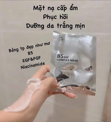 Mặt nạ B5 EGF Complex Mask Kr.Lab Hàn Quốc ( set 10 miếng )