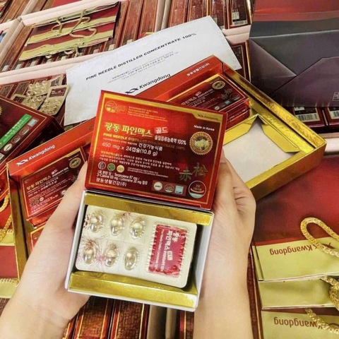 Viên Tinh Dầu Thông Đỏ Hàn Quốc Kwangdong Chính hãng 120 Viên
