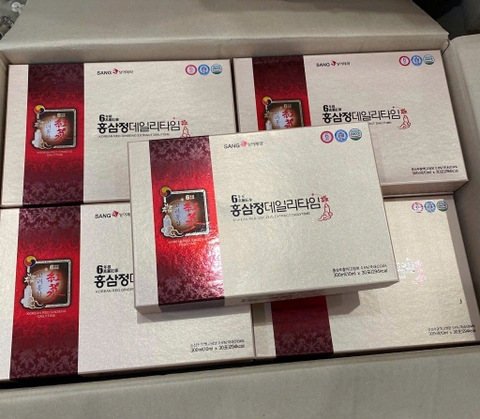 Nước Hồng Sâm Nguyên Chất Thượng Hạng Sanga Hàn Quốc 30 gói